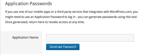 applicationpw wordpress