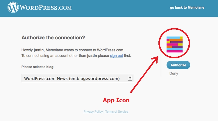 ví dụ về oauth2 trong wordpress